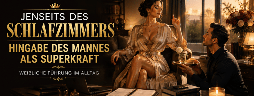 Jenseits des Schlafzimmers: Warum die Hingabe des Mannes die ultimative Superkraft für den Alltag ist